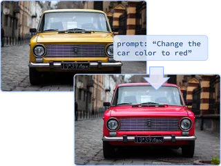 Local editing example